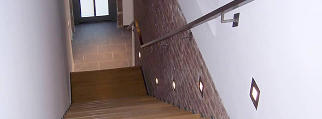 Blick in das zentrale Treppenhaus